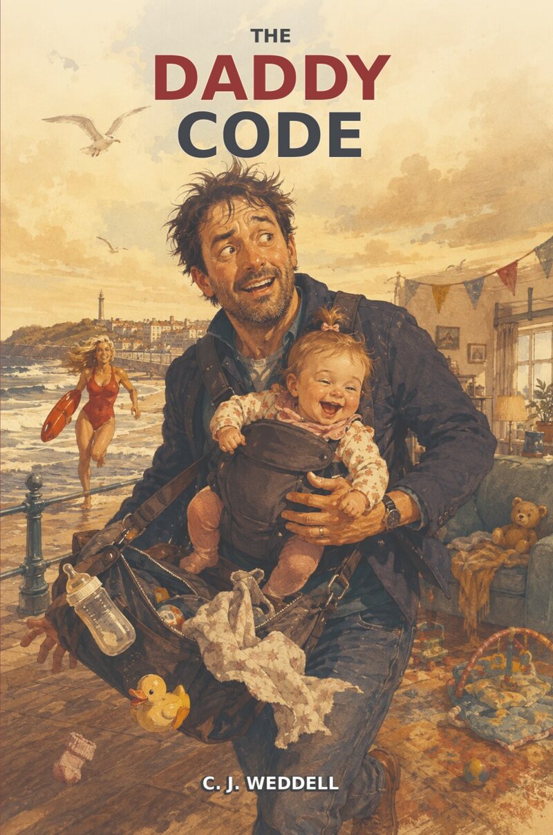 The Daddy Code illustrated edition book cover by C.J. Weddell